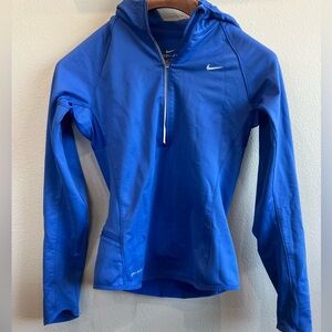 Nike 1/4 zip, small stain on right elbow but haven't tried to remove it